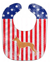 Load image into Gallery viewer, USA Patriotic Pharaoh Hound Baby Bib BB3288BIB