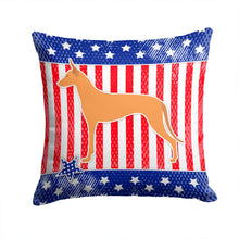 Load image into Gallery viewer, USA Patriotic Pharaoh Hound Throw Pillow - 14x14 Decorative Pillow – Art for Your Home &amp; Patio BB3288PW1414