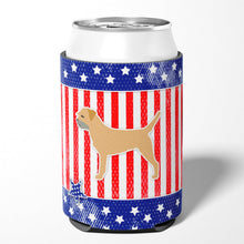 Load image into Gallery viewer, USA Patriotic Border Terrier Can or Bottle Hugger BB3289CC