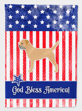 Load image into Gallery viewer, USA Patriotic Border Terrier Flag Canvas House Size BB3289CHF