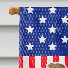 Load image into Gallery viewer, USA Patriotic Grand Basset Griffon Vendeen Flag Canvas House Size BB3290CHF
