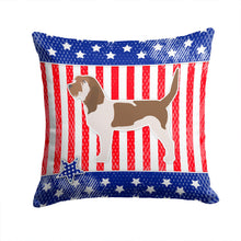 Load image into Gallery viewer, USA Patriotic Grand Basset Griffon Vendeen Throw Pillow - 14x14 Decorative Pillow – Art for Your Home &amp; Patio BB3290PW1414