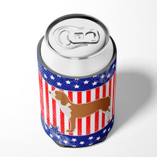Load image into Gallery viewer, USA Patriotic Spanish Hound Can or Bottle Hugger BB3291CC