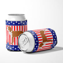 Load image into Gallery viewer, USA Patriotic Spanish Hound Can or Bottle Hugger BB3291CC