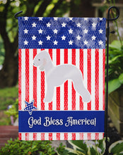 Load image into Gallery viewer, USA Patriotic Bedlington Terrier Garden Flag - Outdoor Decorative Yard Flag BB3294GF