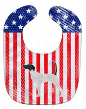 Load image into Gallery viewer, USA Patriotic English Pointer Baby Bib BB3295BIB