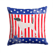 Load image into Gallery viewer, USA Patriotic English Pointer Throw Pillow - 14x14 Decorative Pillow – Art for Your Home &amp; Patio BB3295PW1414