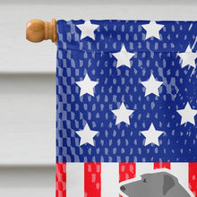 Load image into Gallery viewer, USA Patriotic Scottish Deerhound Flag Canvas House Size BB3296CHF