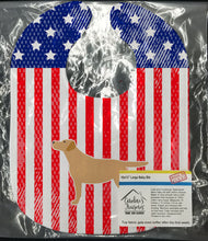 Load image into Gallery viewer, USA Patriotic Yellow Labrador Retriever Baby Bib BB3297BIB