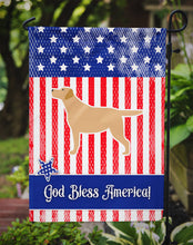 Load image into Gallery viewer, USA Patriotic Yellow Labrador Retriever Garden Flag - Outdoor Decorative Yard Flag BB3297GF