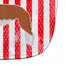 Load image into Gallery viewer, USA Patriotic Borzoi Russian Greyhound Baby Bib BB3299BIB