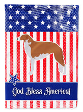 Load image into Gallery viewer, USA Patriotic Borzoi Russian Greyhound Garden Flag - Outdoor Decorative Yard Flag BB3299GF