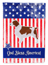 Load image into Gallery viewer, USA Patriotic Welsh Springer Spaniel Garden Flag - Outdoor Decorative Yard Flag BB3300GF