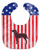 Load image into Gallery viewer, AUSA Patriotic merican Water Spaniel Baby Bib BB3301BIB