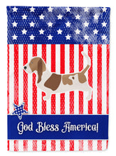 Load image into Gallery viewer, USA Patriotic Basset Hound Garden Flag - Outdoor Decorative Yard Flag BB3302GF