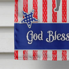 Load image into Gallery viewer, USA Patriotic Irish Wolfhound Flag Canvas House Size BB3303CHF