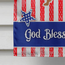 Load image into Gallery viewer, USA Patriotic Golden Retriever Flag Canvas House Size BB3304CHF