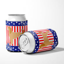 Load image into Gallery viewer, USA Patriotic Afghan Hound Can or Bottle Hugger BB3306CC