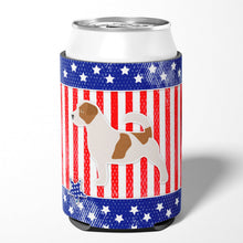 Load image into Gallery viewer, USA Patriotic Jack Russell Terrier Can or Bottle Hugger BB3307CC