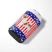 Load image into Gallery viewer, USA Patriotic Jack Russell Terrier Can or Bottle Hugger BB3307CC