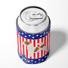 Load image into Gallery viewer, USA Patriotic Jack Russell Terrier Can or Bottle Hugger BB3307CC