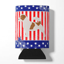 Load image into Gallery viewer, USA Patriotic Jack Russell Terrier Can or Bottle Hugger BB3307CC