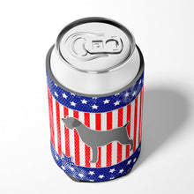 Load image into Gallery viewer, USA Patriotic German Wirehaired Pointer Can or Bottle Hugger BB3311CC