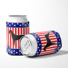 Load image into Gallery viewer, USA Patriotic German Pinscher Can or Bottle Hugger BB3313CC