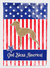 Load image into Gallery viewer, USA Patriotic Italian Greyhound Flag Canvas House Size BB3314CHF