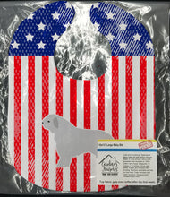 Load image into Gallery viewer, USA Patriotic Spanish Water Dog Baby Bib BB3315BIB