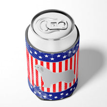 Load image into Gallery viewer, USA Patriotic Spanish Water Dog Can or Bottle Hugger BB3315CC
