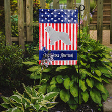Load image into Gallery viewer, USA Patriotic Spanish Water Dog Garden Flag - Outdoor Decorative Yard Flag BB3315GF