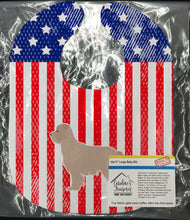 Load image into Gallery viewer, USA Patriotic Pyrenean Shepherd Baby Bib BB3318BIB