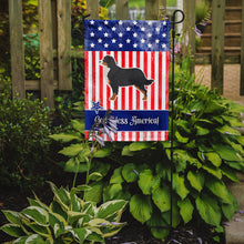 Load image into Gallery viewer, USA Patriotic Bernese Mountain Dog Garden Flag - Outdoor Decorative Yard Flag BB3319GF