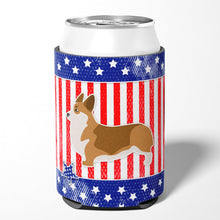 Load image into Gallery viewer, USA Patriotic Corgi Can or Bottle Hugger BB3320CC