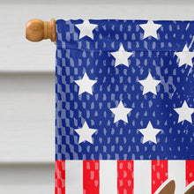 Load image into Gallery viewer, USA Patriotic Corgi Flag Canvas House Size BB3320CHF