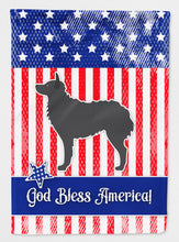 Load image into Gallery viewer, USA Patriotic Croatian Sheepdog Flag Canvas House Size BB3321CHF