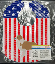 Load image into Gallery viewer, USA Patriotic Red Border Collie Baby Bib BB3322BIB