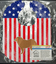 Load image into Gallery viewer, USA Patriotic Caucasian Shepherd Dog Baby Bib BB3325BIB