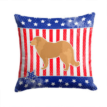 Load image into Gallery viewer, USA Patriotic Caucasian Shepherd Dog Throw Pillow - 14x14 Decorative Pillow – Art for Your Home &amp; Patio BB3325PW1414