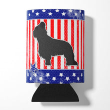 Load image into Gallery viewer, USA Patriotic Briard Can or Bottle Hugger BB3326CC