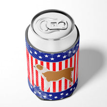 Load image into Gallery viewer, USA Patriotic Central Asian Shepherd Dog Can or Bottle Hugger BB3328CC