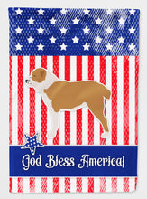 Load image into Gallery viewer, USA Patriotic Central Asian Shepherd Dog Flag Canvas House Size BB3328CHF