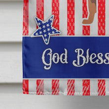 Load image into Gallery viewer, USA Patriotic Australian Kelpie Dog Flag Canvas House Size BB3329CHF