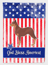 Load image into Gallery viewer, USA Patriotic Australian Kelpie Dog Flag Canvas House Size BB3329CHF