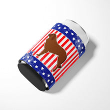 Load image into Gallery viewer, USA Patriotic Portuguese Sheepdog Dog Can or Bottle Hugger BB3331CC