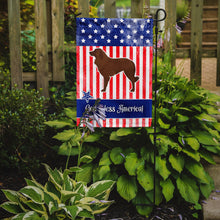 Load image into Gallery viewer, USA Patriotic Portuguese Sheepdog Dog Garden Flag - Outdoor Decorative Yard Flag BB3331GF