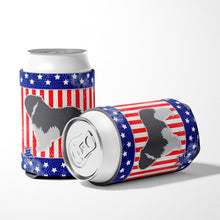 Load image into Gallery viewer, USA Patriotic Polish Lowland Sheepdog Dog Can or Bottle Hugger BB3332CC
