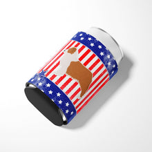 Load image into Gallery viewer, USA Patriotic Australian Shepherd Dog Can or Bottle Hugger BB3333CC