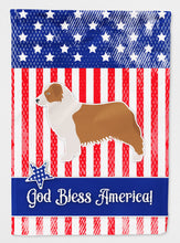 Load image into Gallery viewer, USA Patriotic Australian Shepherd Dog Flag Canvas House Size BB3333CHF
